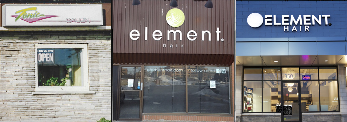 Element Hair over the years
